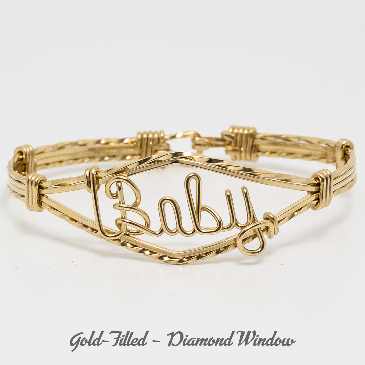 Simple Rose Gold Personalized Bracelet, Name Bracelet – Capucinne